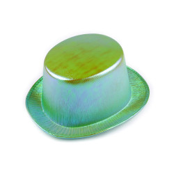Pălărie de carnaval / joben - Verde pastel deschis (1 Bucată)