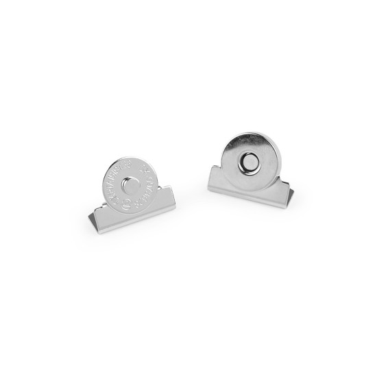 Închizătoare magnetică ø15 mm - Nichel (100 Bucăți) Închizătoare magnetică ø15 mm - Nichel (100 Bucăți)