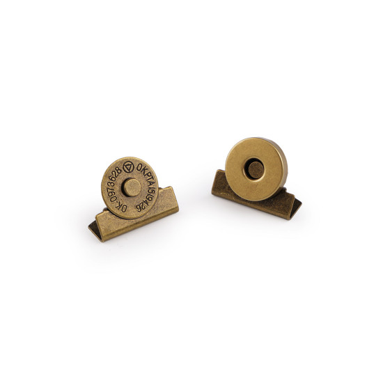 Închizătoare magnetică ø15 mm - Nichel (100 Bucăți) Închizătoare magnetică ø15 mm - Nichel (100 Bucăți)