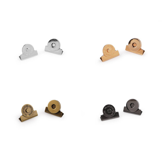 Închizătoare magnetică ø15 mm - Nichel (100 Bucăți) Închizătoare magnetică ø15 mm - Nichel (100 Bucăți)