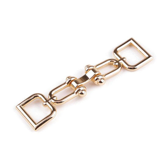 Închizătoare decorativă, lățime buclă 15 mm - Nichel (1 Pereche) Închizătoare decorativă, lățime buclă 15 mm - Nichel (1 Pereche)
