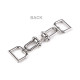Închizătoare decorativă, lățime buclă 15 mm - Nichel (1 Pereche) Închizătoare decorativă, lățime buclă 15 mm - Nichel (1 Pereche)