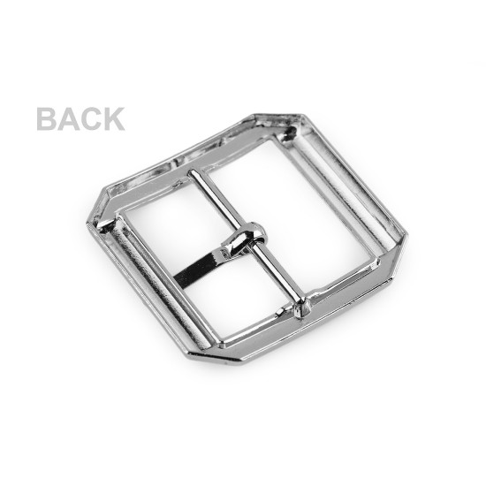 Cataramă metalică, gaură de 25 mm - Nichel negru (1 Bucată)