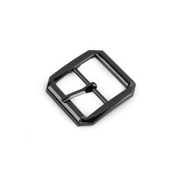Cataramă metalică, gaură de 25 mm - Nichel negru (1 Bucată)