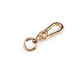 Carabină metalică pivotantă cu ochi carabină 17 mm - Nichel (18 Bucăți) Carabină metalică pivotantă cu ochi carabină 17 mm - Nichel (18 Bucăți)