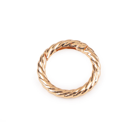 Carabină decorativă rotundă ø25 mm - Nichel negru (1 Bucată)