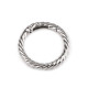Carabină decorativă rotundă ø32 mm - Nichel negru (10 Bucăți) Carabină decorativă rotundă ø32 mm - Nichel negru (10 Bucăți)