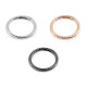 Carabină decorativă rotundă ø38 mm - Nichel negru (10 Bucăți) Carabină decorativă rotundă ø38 mm - Nichel negru (10 Bucăți)