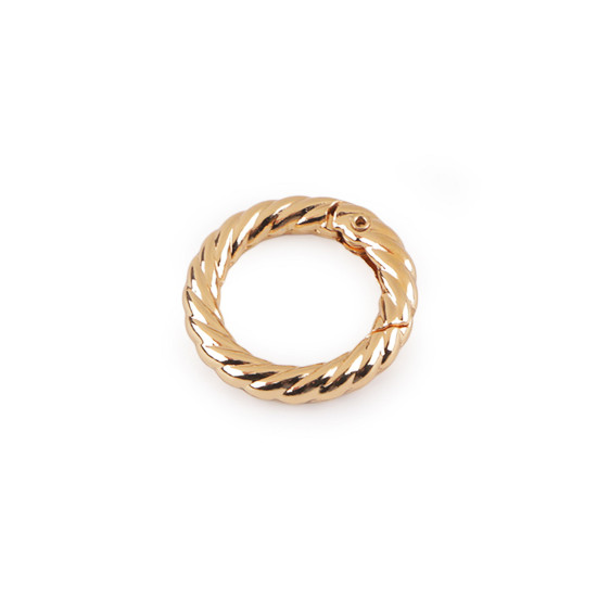 Carabină decorativă rotundă ø20 mm - Nichel negru (10 Bucăți) Carabină decorativă rotundă ø20 mm - Nichel negru (10 Bucăți)