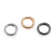 Carabină decorativă rotundă ø20 mm - Nichel negru (10 Bucăți) Carabină decorativă rotundă ø20 mm - Nichel negru (10 Bucăți)