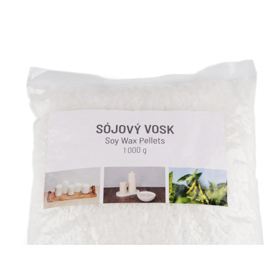 Ceară de soia - pelete pentru fabricarea lumânărilor 1000 g - Alb natural (3 Saci) Ceară de soia - pelete pentru fabricarea lumânărilor 1000 g - Alb natural (3 Saci)
