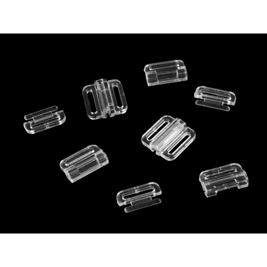 Închizătoare pentru costum de baie, lățime 10 mm - Negru (20 Perechi) Închizătoare pentru costum de baie, lățime 10 mm - Negru (20 Perechi)