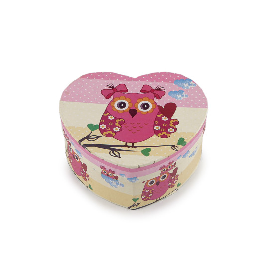 Cutie cadou inimă 11,5x10 cm - Gri foarte deschis (1 Bucată) Cutie cadou inimă 11,5x10 cm - Gri foarte deschis (1 Bucată)