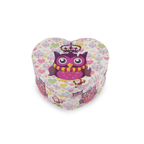 Cutie cadou inimă 11,5x10 cm - Gri foarte deschis (1 Bucată) Cutie cadou inimă 11,5x10 cm - Gri foarte deschis (1 Bucată)
