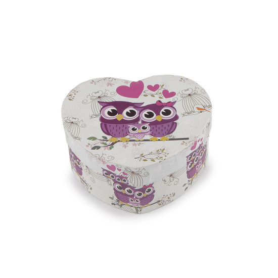 Cutie cadou inimă 11,5x10 cm - Gri foarte deschis (1 Bucată) Cutie cadou inimă 11,5x10 cm - Gri foarte deschis (1 Bucată)