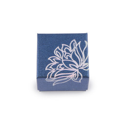 Cutie de bijuterii 5x5 cm - Albastru delta (10 Bucăți)