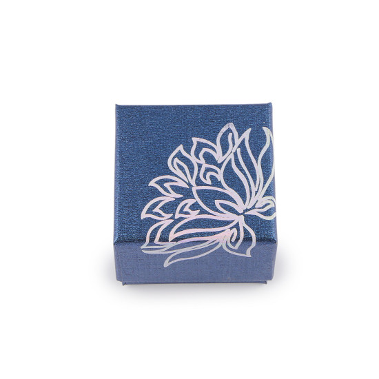 Cutie de bijuterii 5x5 cm - Roșu deschis (50 Bucăți)