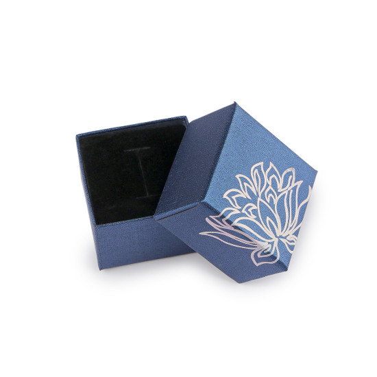 Cutie de bijuterii 5x5 cm - Roșu deschis (50 Bucăți)