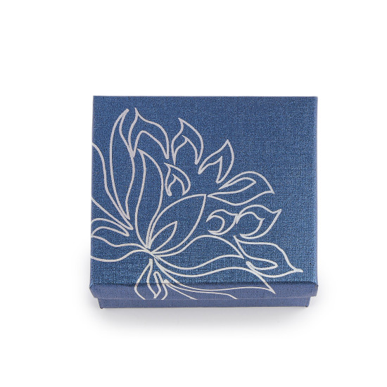 Cutie de bijuterii 9x9 cm - Albastru delta (36 Bucăți) Cutie de bijuterii 9x9 cm - Albastru delta (36 Bucăți)