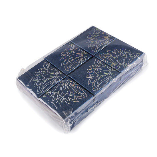 Cutie de bijuterii 9x9 cm - Albastru delta (36 Bucăți) Cutie de bijuterii 9x9 cm - Albastru delta (36 Bucăți)