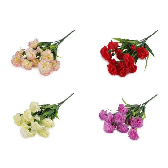 Buchet artificial de mini garoafe - Roșu (4 Bucăți) Buchet artificial de mini garoafe - Roșu (4 Bucăți)