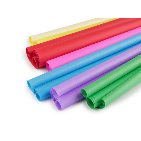 Hârtie mătăsoasă colorată 10 buc a3 - Mix aleatoriu de culori (5 Buchete) Hârtie mătăsoasă colorată 10 buc a3 - Mix aleatoriu de culori (5 Buchete)