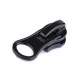 Cursor fermoar spiralat impermeabil, 7 mm (pachet 5 buc.) - negru Cursor fermoar spiralat impermeabil, 7 mm (pachet 5 buc.) - negru