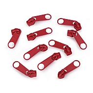 Cursor fermoar spiralat, 5 mm (pachet 10 buc.) - Burgundy