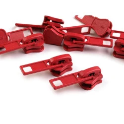 Cursor fermoar injectat, 5 mm (pachet 10 buc.) - Burgundy