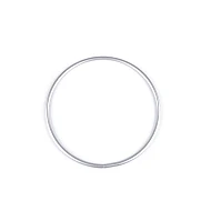 Cerc metalic pentru dreamcatchere, Ø15 cm - argintiu