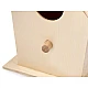 Căsuță din lemn pentru păsări - 12.5 x 6.5 x 13 cm