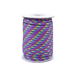 Cordelină paracord, Ø4 mm (rola 5 m) - lila - roz