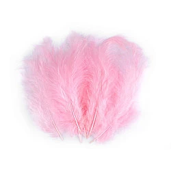 Pene decorative de struț, lungime 9-16 cm - roz deschis