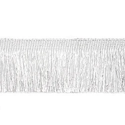 Franjuri lurex, lățime 40 mm (pachet 23 m) - argintiu