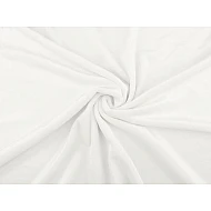 Micropluș / Soft Fleece Minky, la metru - alb