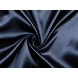 Satin elastic la metru - albastru parizian