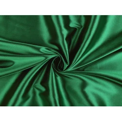 Satin elastic la metru - verde smarald