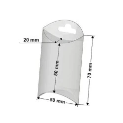 Cutie plastic euroholder, 5x7 cm (pachet 50 Buc.)