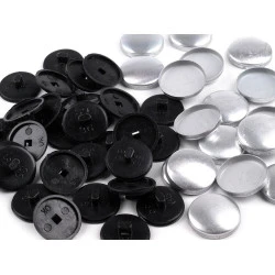 Nasturi de îmbrăcat, 36", negru, 100 set