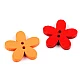 Nasturi decorativi din lemn, model floare, mix culori, 10 buc. Nasturi decorativi din lemn, model floare, mix culori, 10 buc.