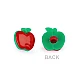 Nasturi pentru copii Ø18 mm măr, verde deschis, 50 buc.