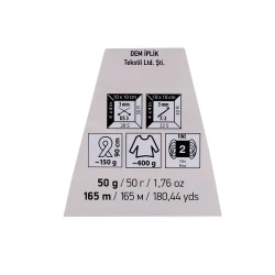 Fir de tricotat Baby Cotton, 50 g - roz pudrat
