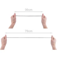 Elastic rotund, Ø3 mm (card 3 m) - negru