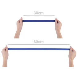 Elastic bias mat, lățime 20 mm (card 20 m) - galben