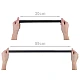 Elastic bias la metru, lățime 20 mm - negru - argintiu Elastic bias la metru, lățime 20 mm - negru - argintiu