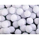 Pompoane cu lurex, Ø20 mm, alb, 100 buc. Pompoane cu lurex, Ø20 mm, alb, 100 buc.