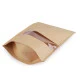 Pungi cu fermoar ziplock resigilabile, 18x25 cm (pachet 10 Buc.) - natural mediu Pungi cu fermoar ziplock resigilabile, 18x25 cm (pachet 10 Buc.) - natural mediu