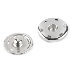 Capse metalice de cusut, Ø30 mm, nichel, 5 perechi