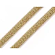 Elastic moale confecții / bretele cu lurex la metru, lățime 10 mm - auriu