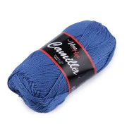 Fir de tricotat Camilla, 50 g - albastru delta